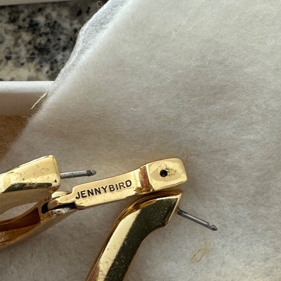 Jenny Bird Gold tone U-Link Earring - Picture 4 of 6